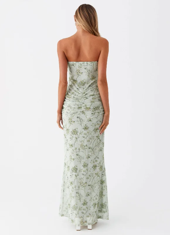 Dearest Maxi Dress - Sage Floral