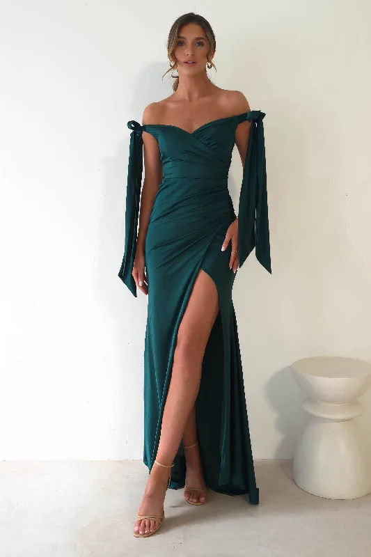 Helga Bodycon Gown | Emerald Green