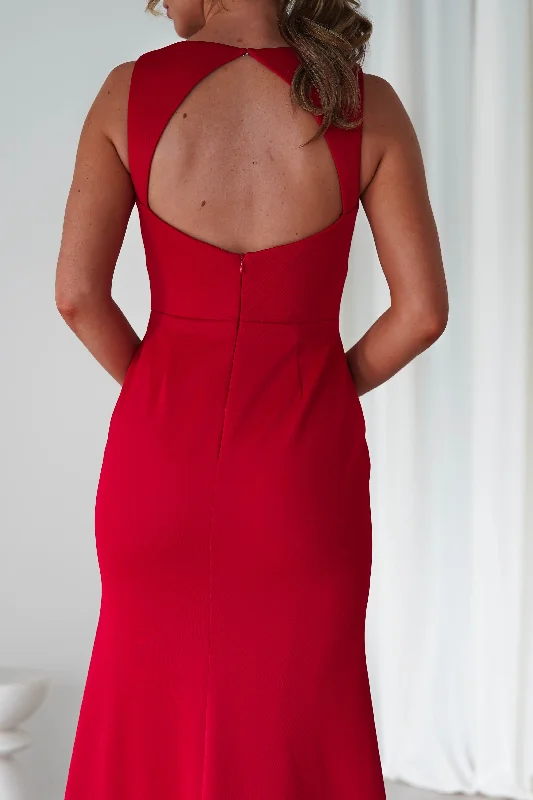 Kleo Bodycon Gown | Red