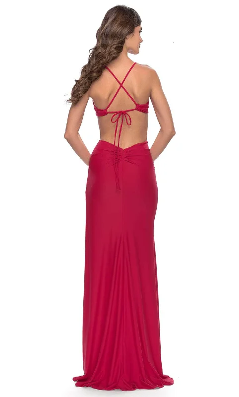 La Femme 31292 - Cutout Sides Prom Dress