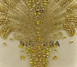 Ocstrade Handmade Rhinestone Tassel Body Hugging Prom Dresses 2023 Backless Sling Gold Sequin Banquet Evening Party Dress