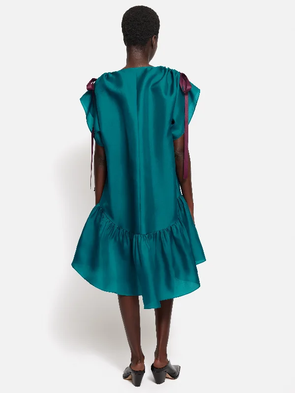 Roksanda Silk Gazar Dress | Teal