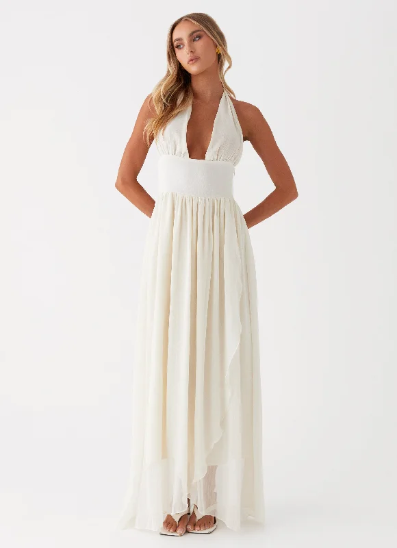 Somewhere New Maxi Dress - Ivory